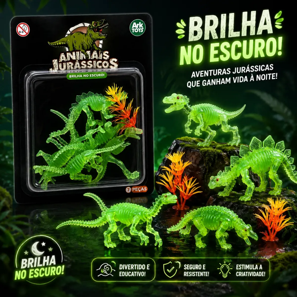 Animais Jurássicos Ark Toys