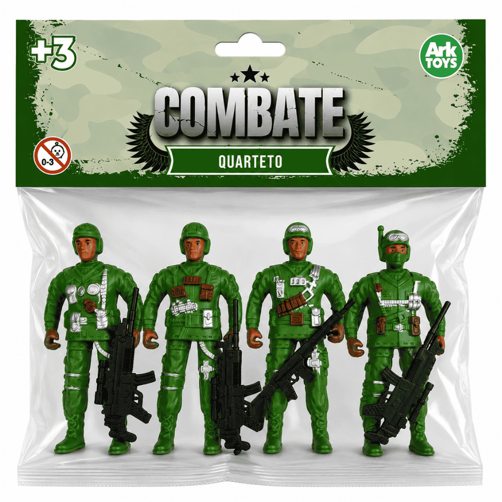 Quarteto Combate Arktoys