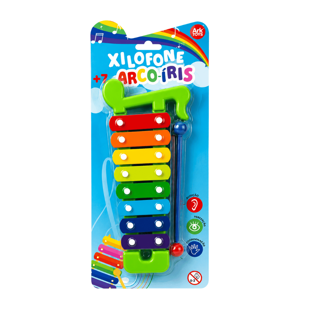 Xilofone Arco Íris Arktoys