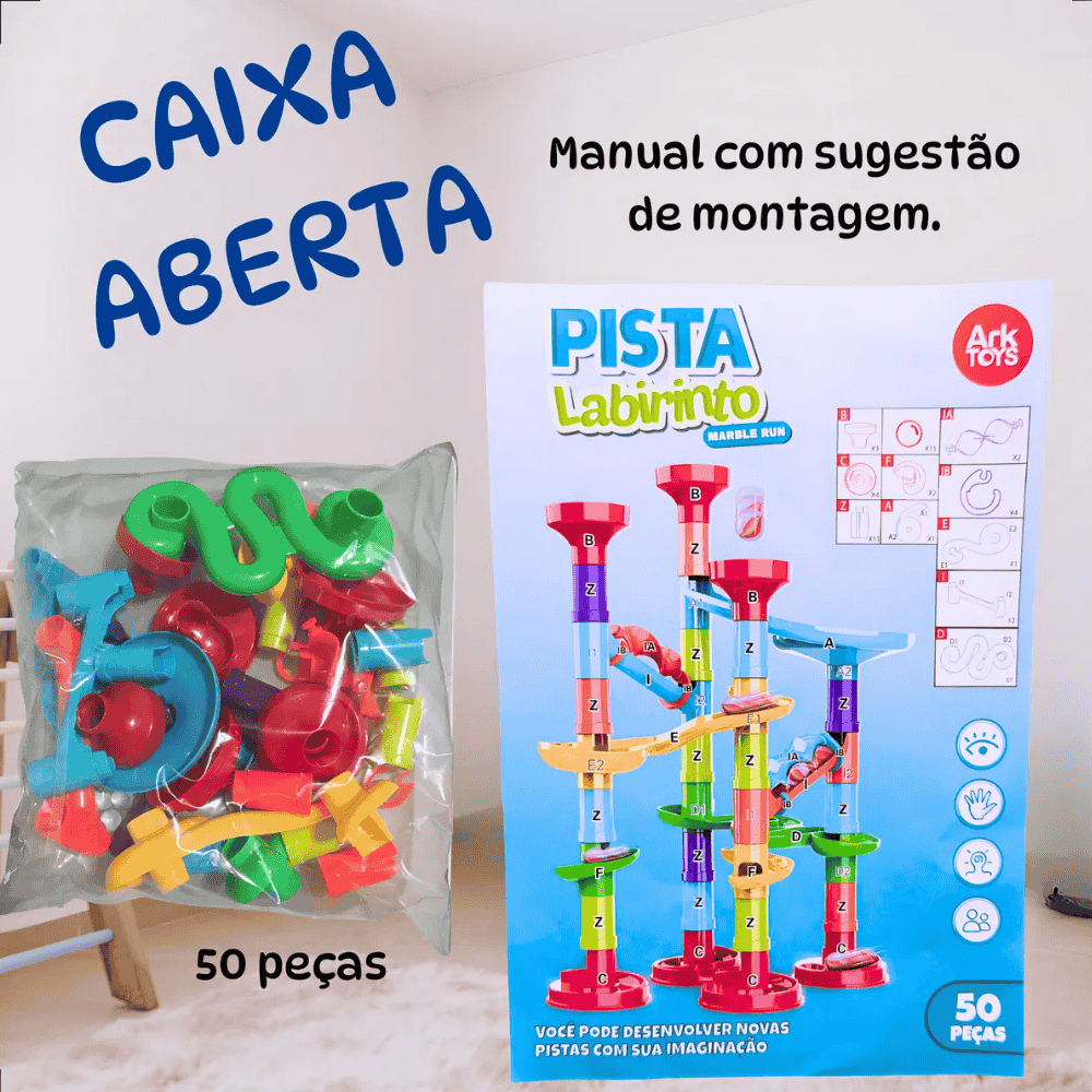Pista Labirinto Marble Run Arktoys