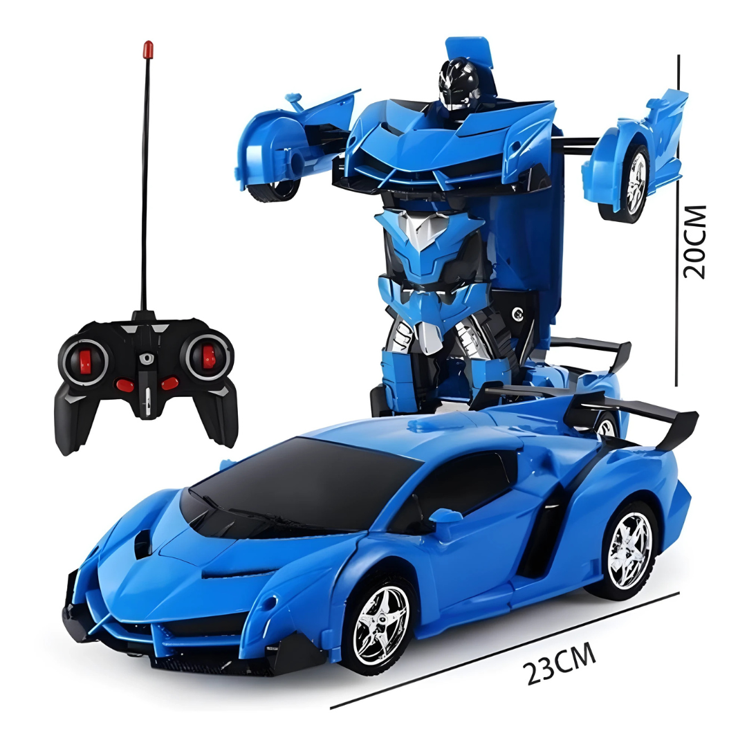 Carro Com Controle Remoto Transformers Robo