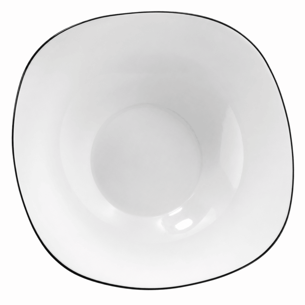 Bowl Dama Opalino com Filete Preto 480ml Full Fit