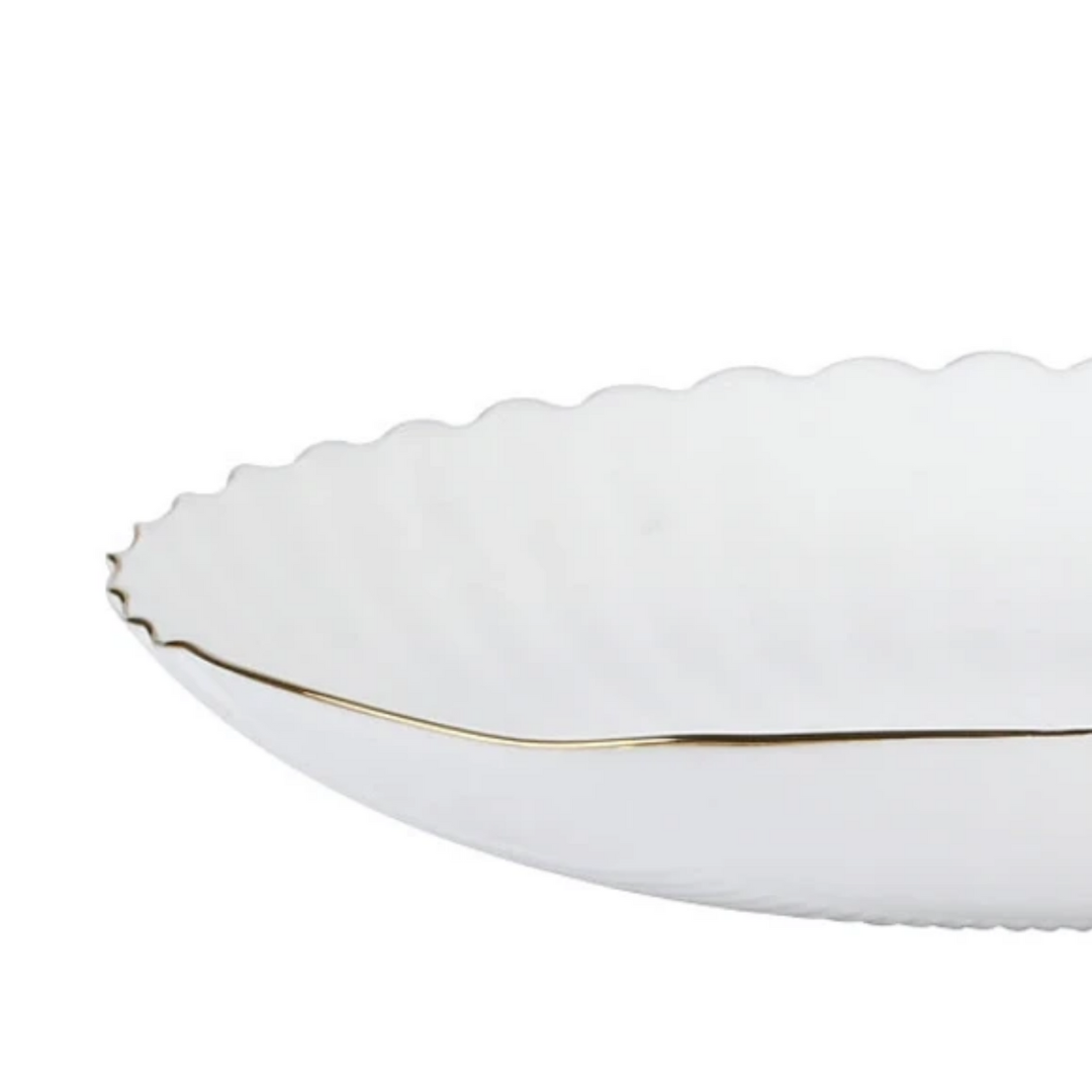 Prato Fundo Tetis Opalino Gold Rim