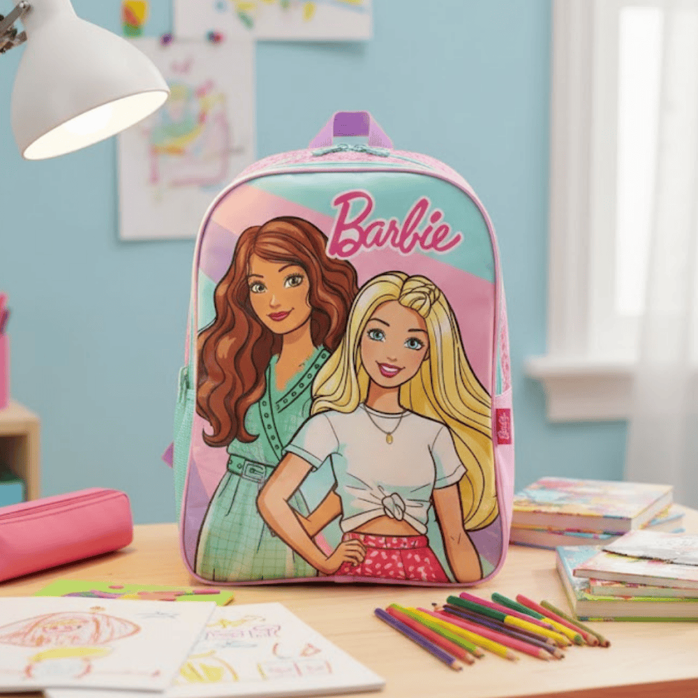 Mochila Barbie Rosa