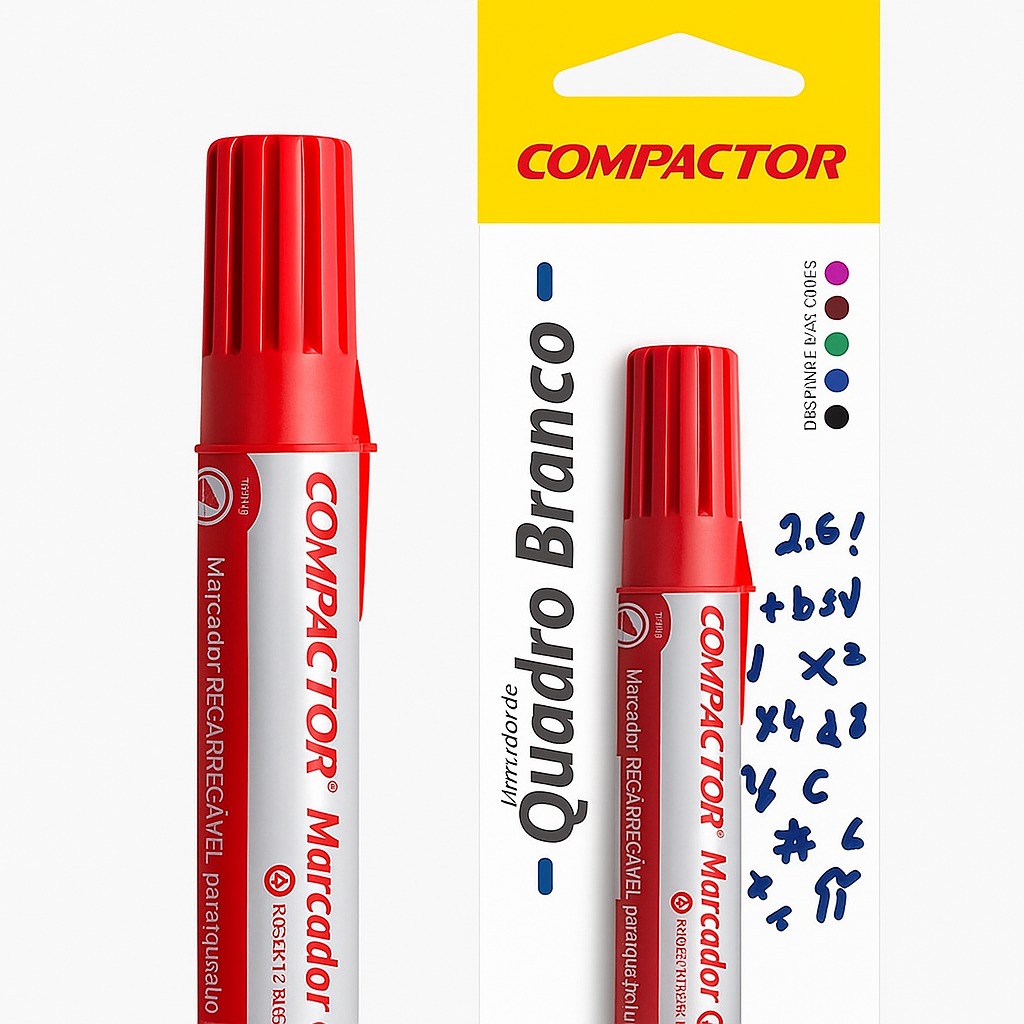 Marcador Qb Vermelha Compactor