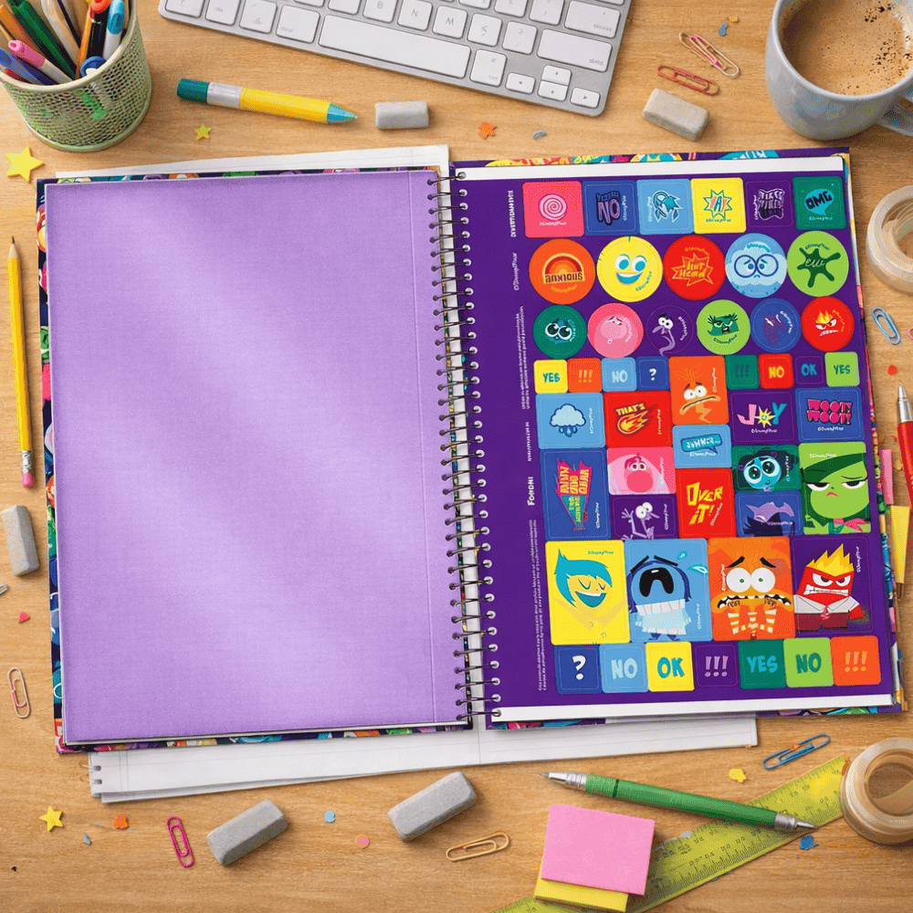 Caderno Universitário Divertidamente  Cd 160Fls 10 Matérias