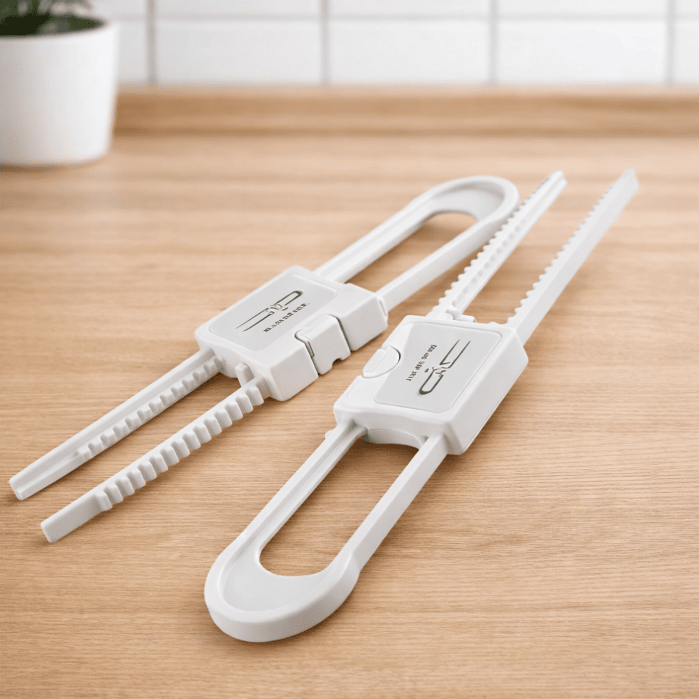 Kit 2Pcs Trava Armário Plástico