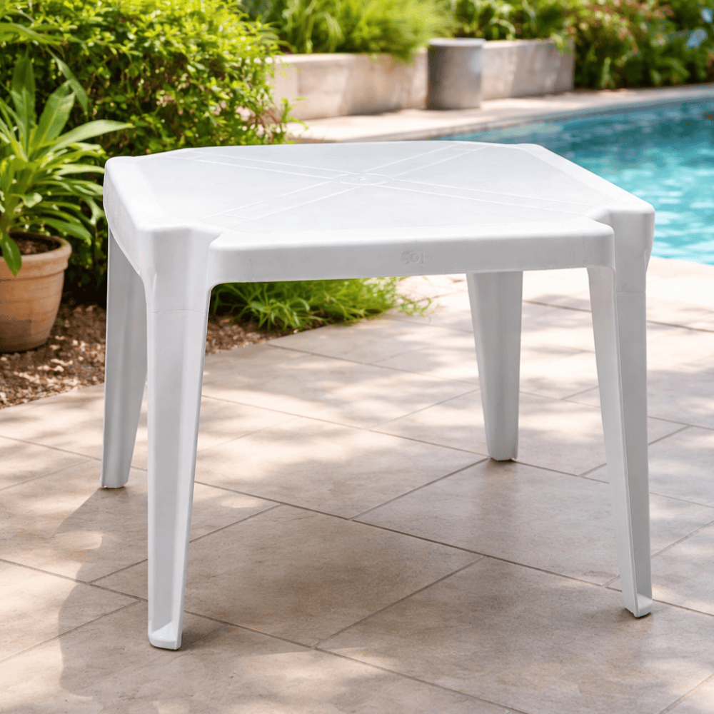 Mesa Coruripe Branca Solplast