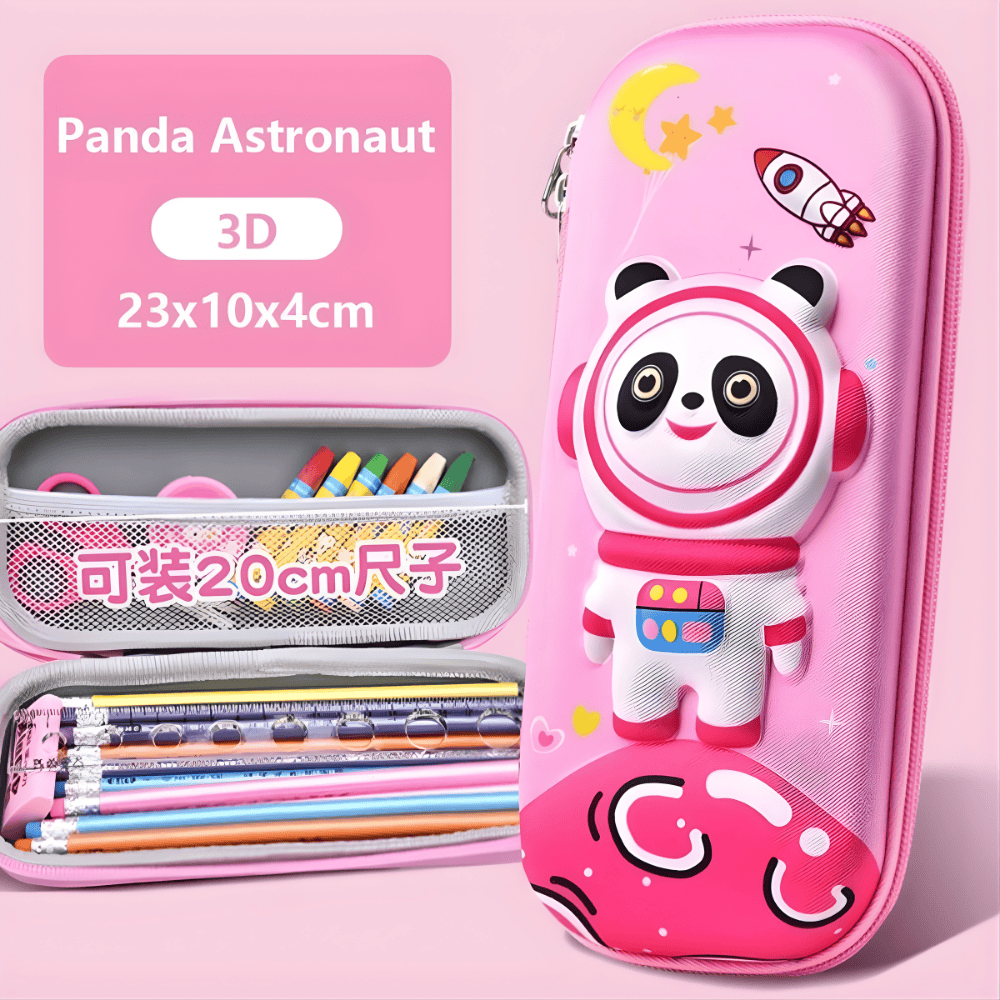Estojo Escolar Panda Astronauta