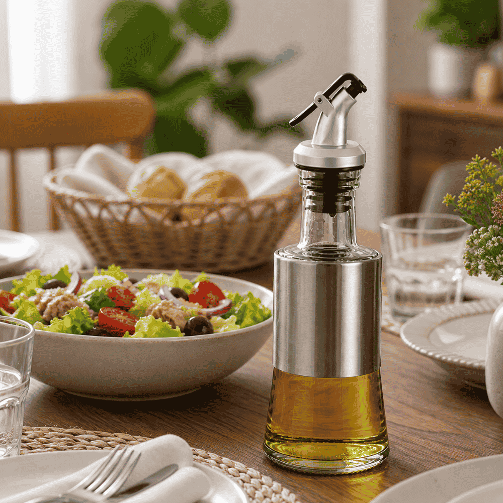 Porta Azeite 250ml com Dosador Chazak