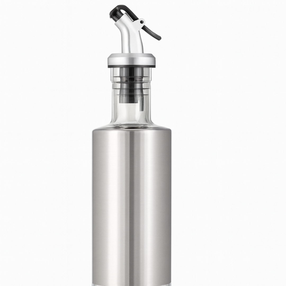 Porta Azeite Em Vidro 300Ml Com Dosador Chazak