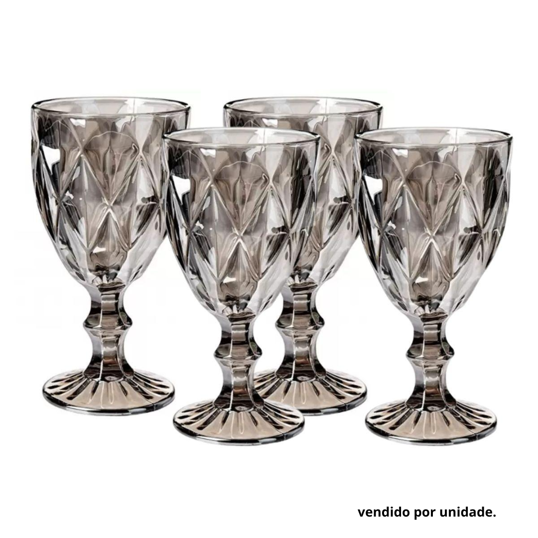 Taça 340Ml Cinza Chazak