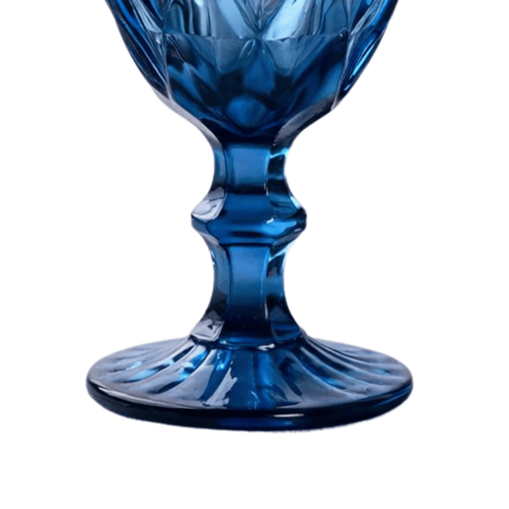 Taça De Vidro 340Ml Azul Chazak