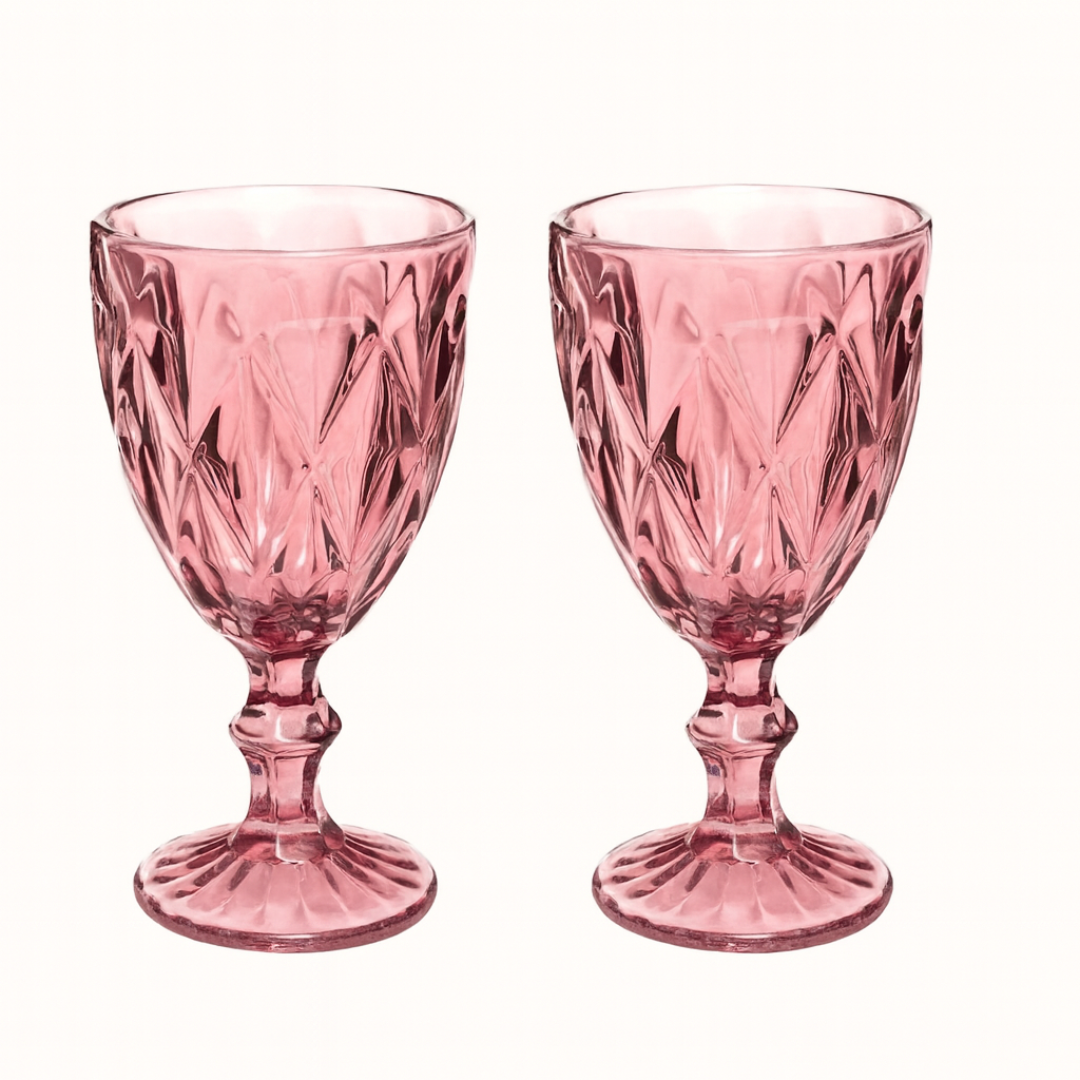 Taça 340Ml Rosa Chazak