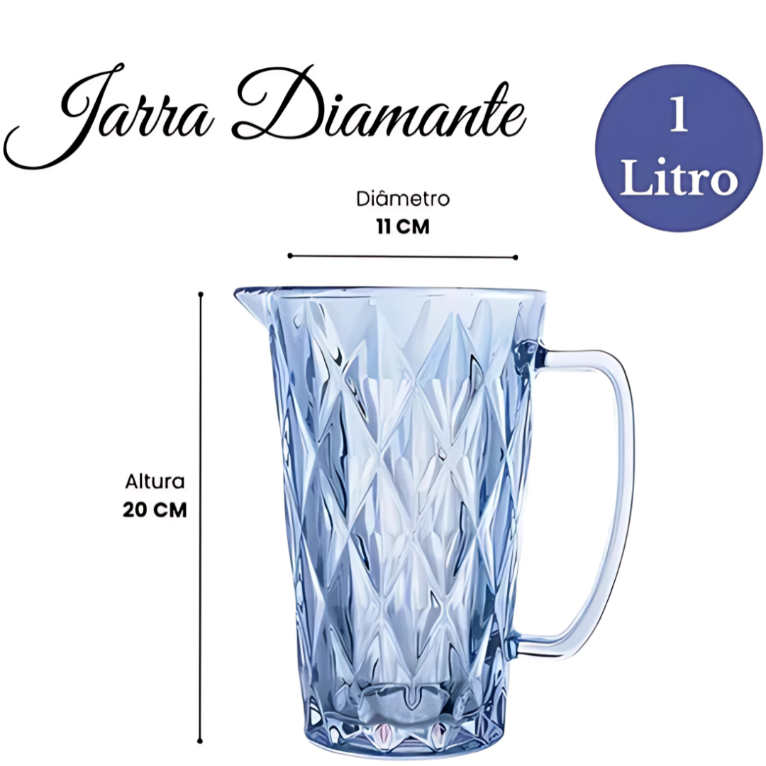 Jarra Diamond Azul 1Lt Kehome