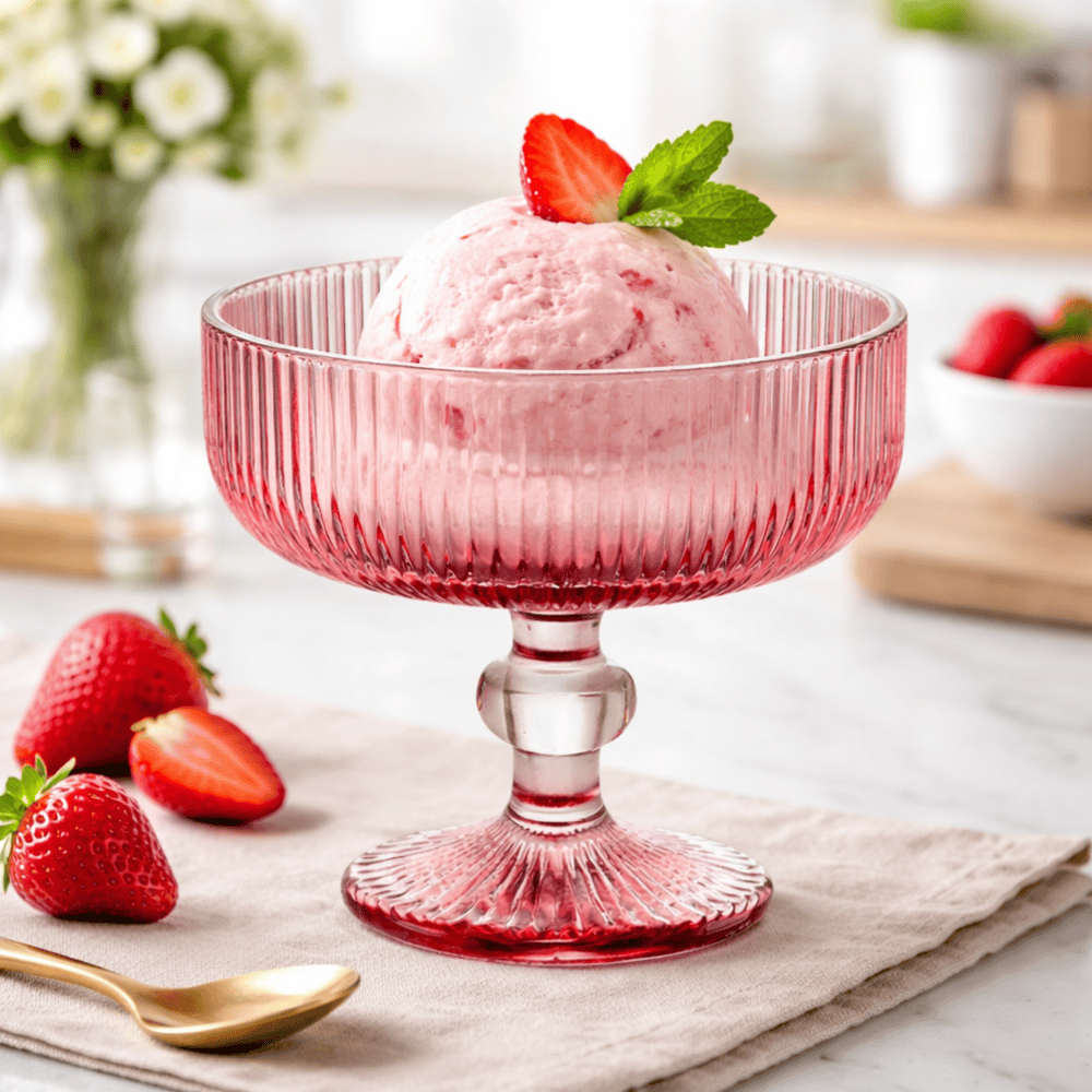 Taça Sobremesa Versalhes Rosa  310Ml Kehome 88321
