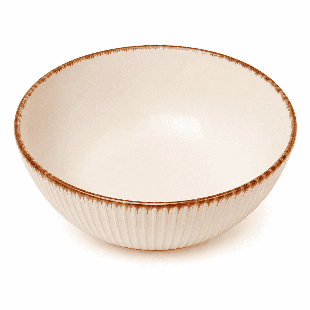Bowl de Cerâmica Linear Branco 16cm Coliseu