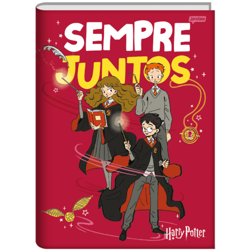 Caderno Brochura 1/4 Harry Potter 96 Folhas Jandaia
