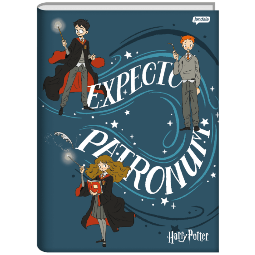 Caderno Brochura 1/4 Harry Potter 96 Folhas Jandaia