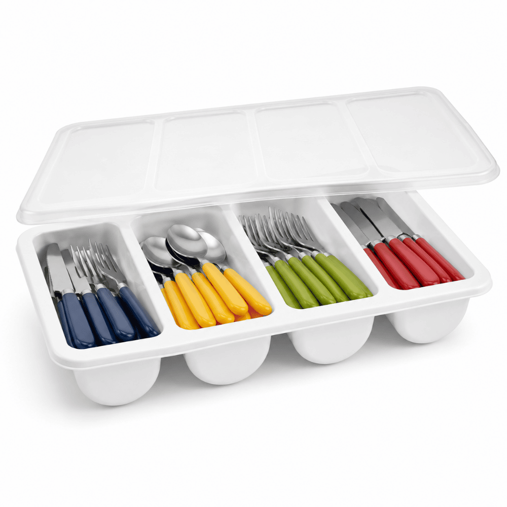Organizador Biopratika com Tampa Branco Pleion