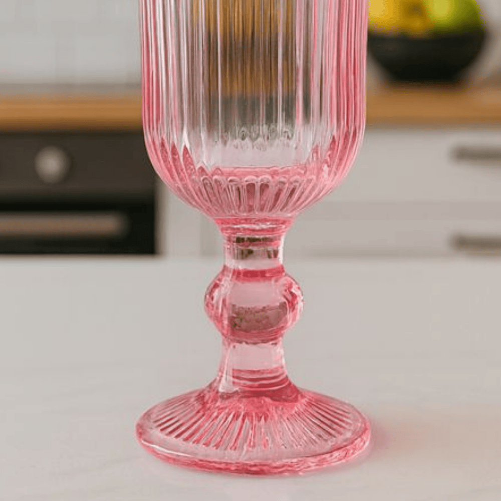 Taça Champanhe Versalhes Rosa 160Ml