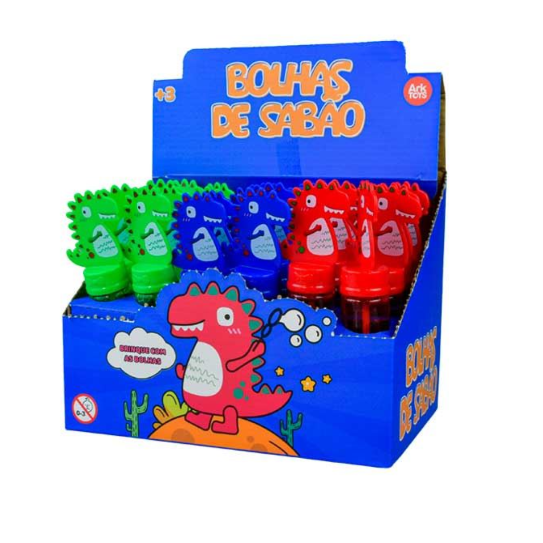 Bolha De Sabão Display Dino Arktoys