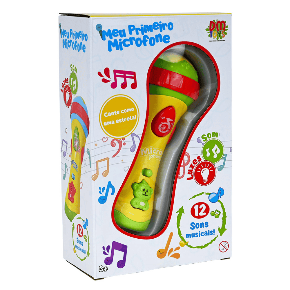 Microfone Infantil Color Am Dm Brasil