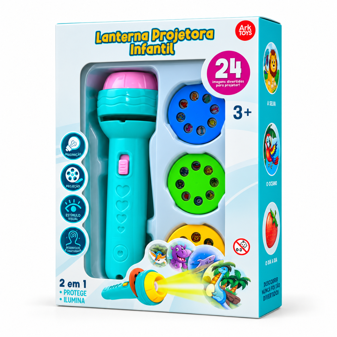 Lanterna Projetora Infantil ArkToys