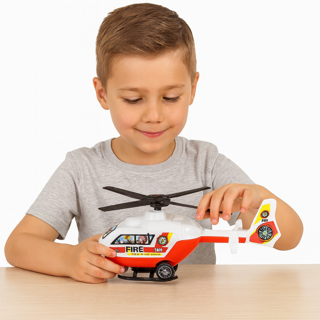 Mini Helicoptero Profissoes Arktoys