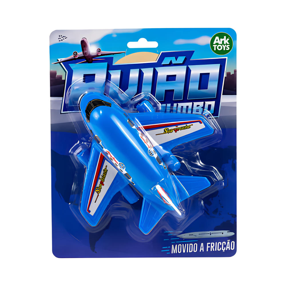 Avião Fricção Cartoon Ark Toys