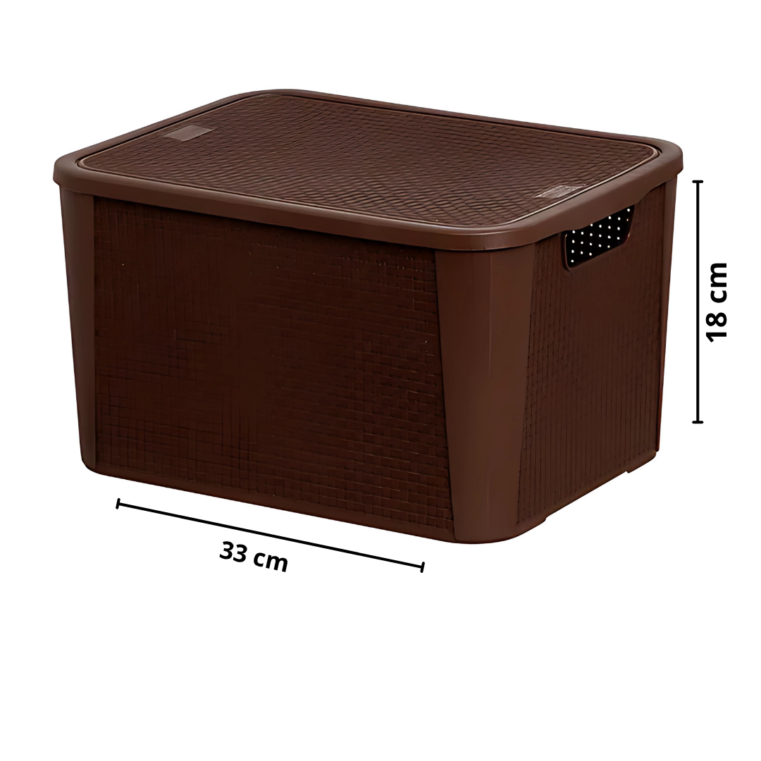 Organizador Rattan Café N°3 Plasnew