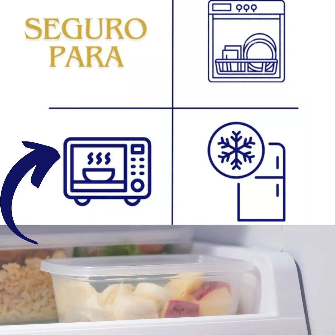 Pote Retangular 1Lt Alvini