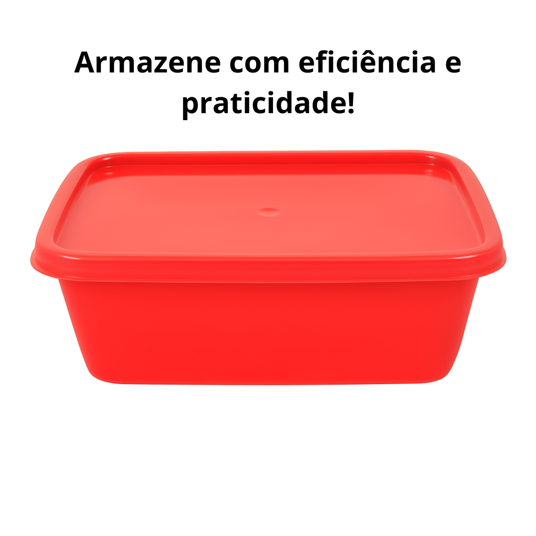 Pote Retangular 2950Ml Alvini