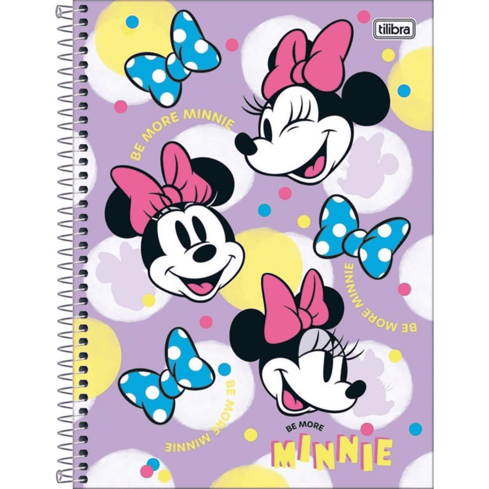 Caderno Universitário Minnie Fit Tilibra