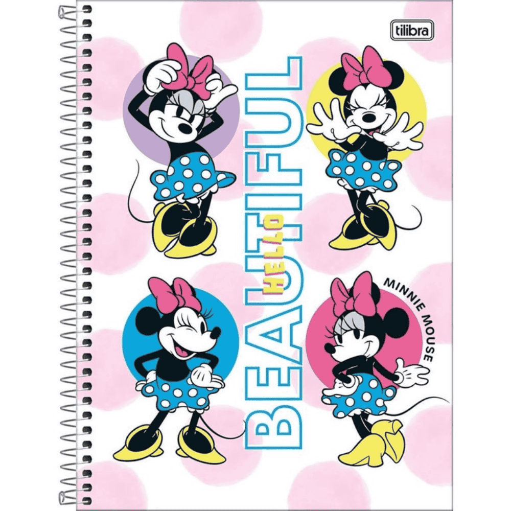 Caderno Universitário Minnie Fit Tilibra