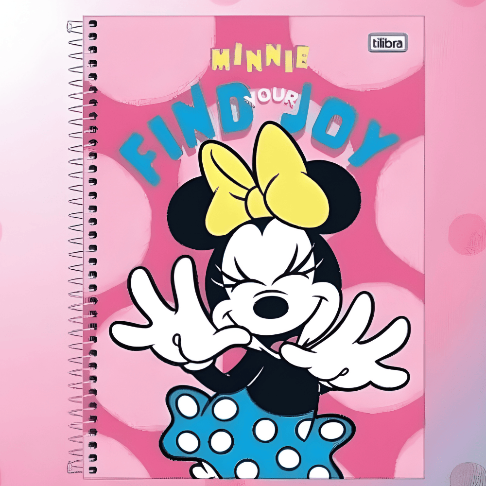 Caderno Universitário Minnie Fit Tilibra