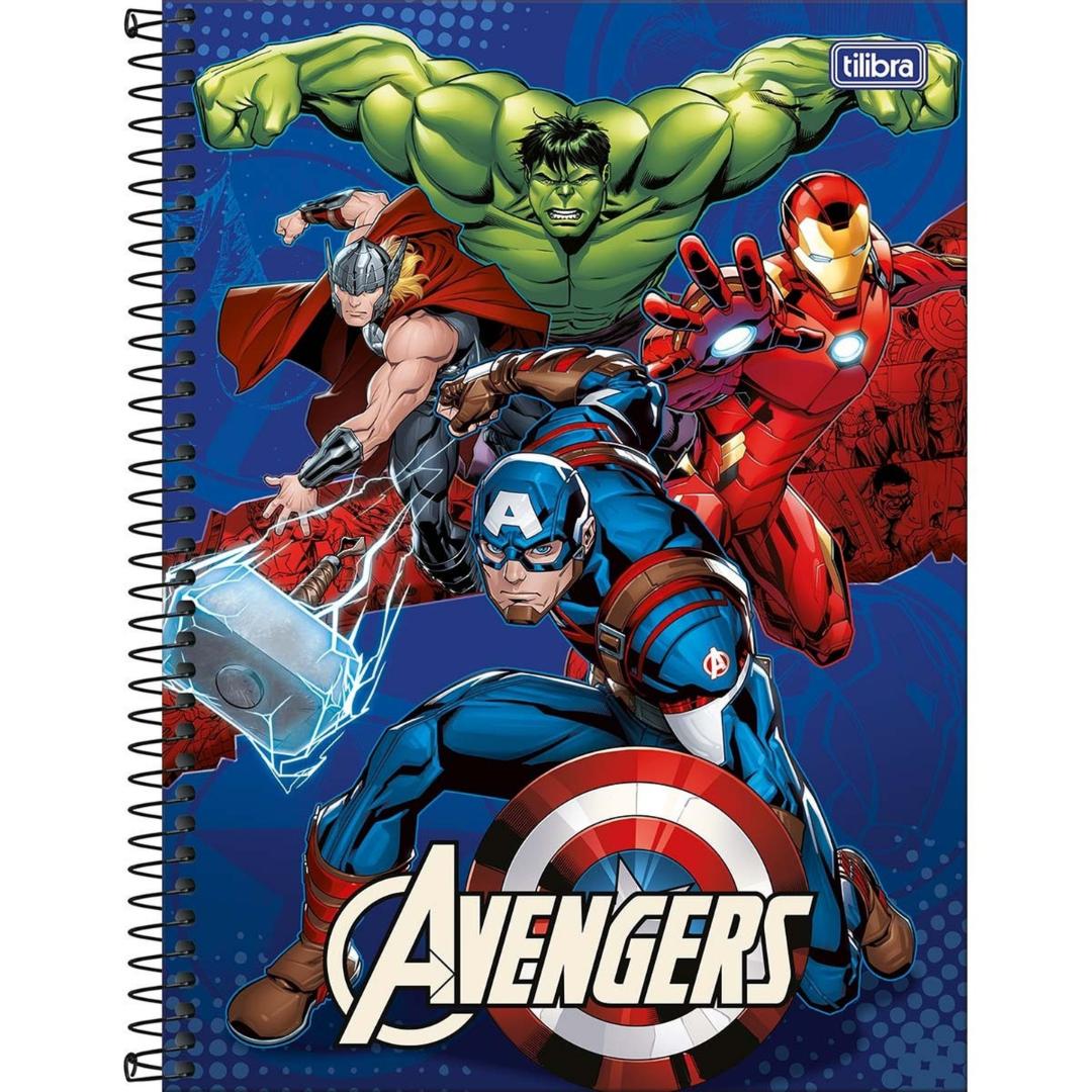 Caderno Avengers Tilibra