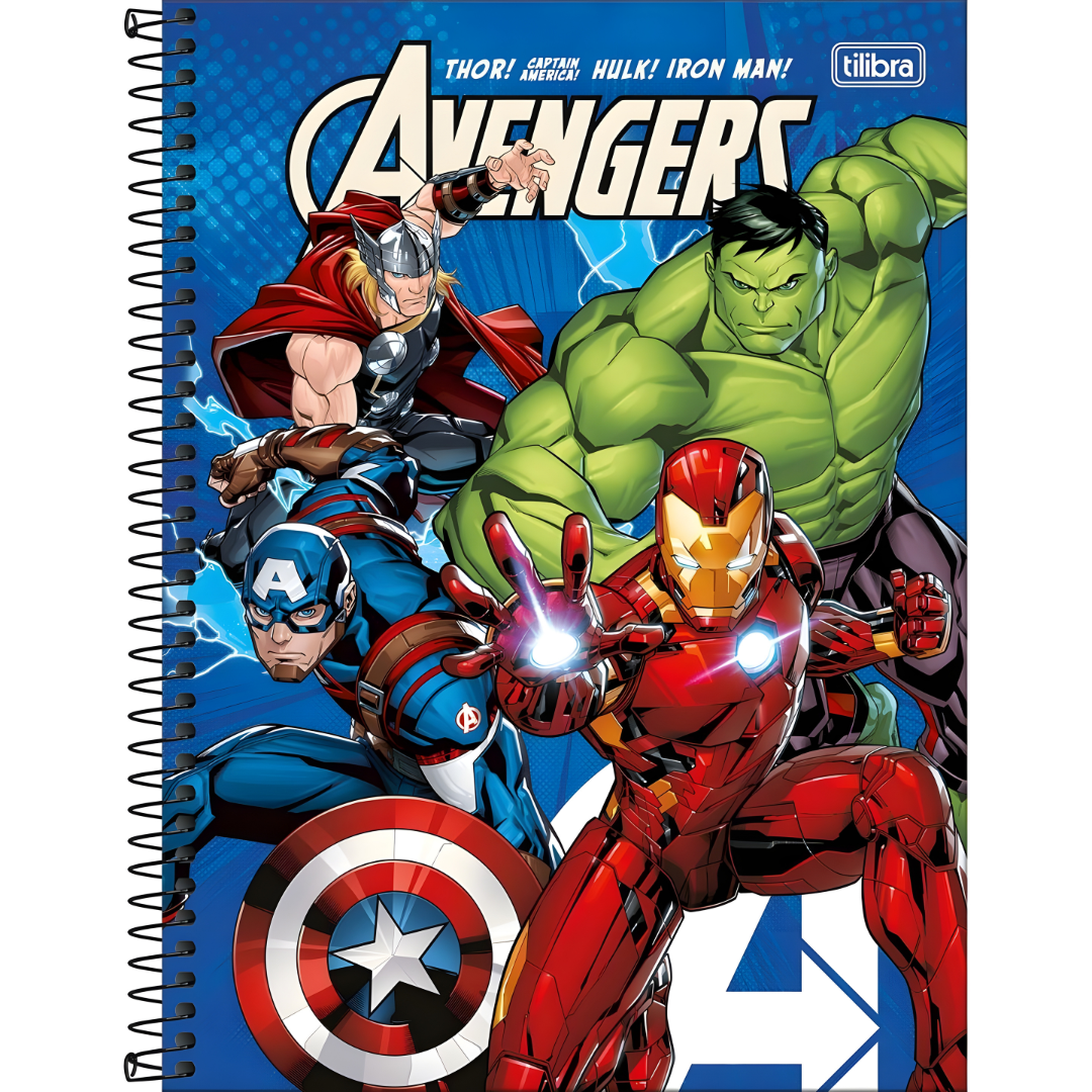 Caderno Avengers Tilibra