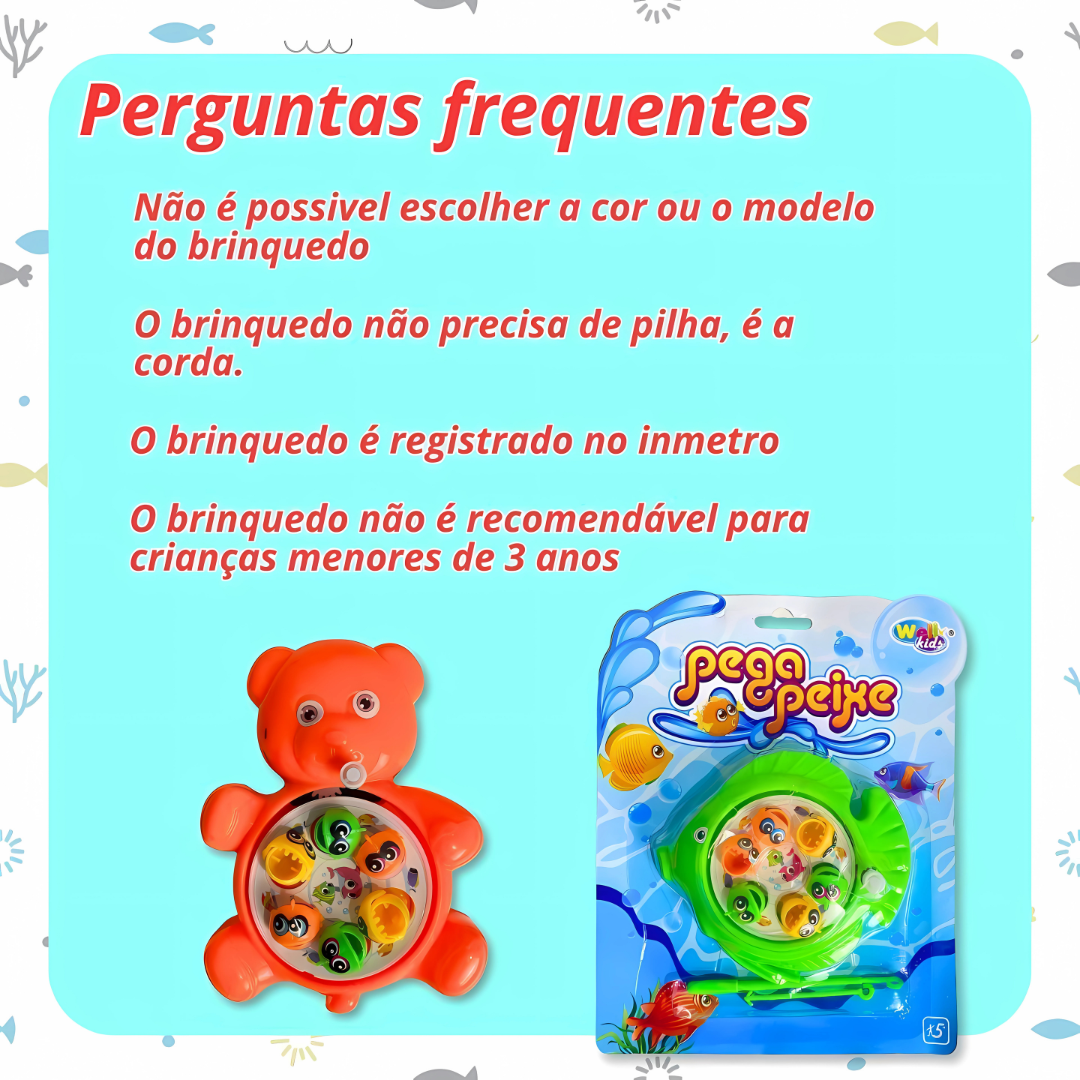 Mini Jogo De Pescaria Urso Arktoys
