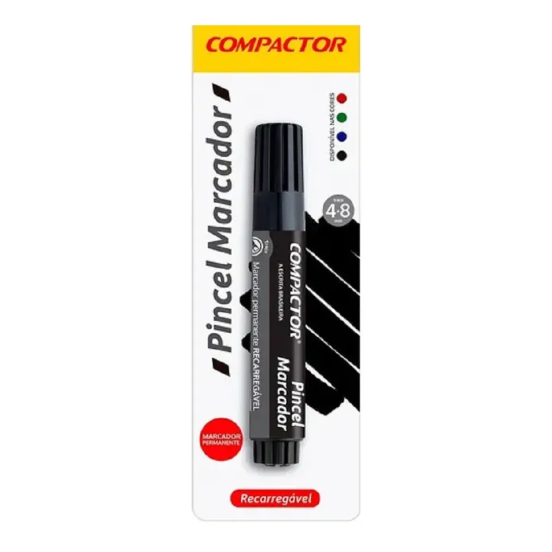 Pincel Marcador Preto Compactor