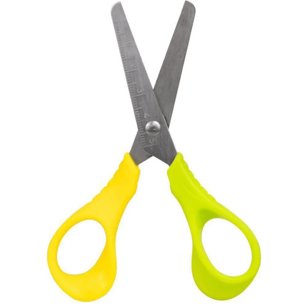Tesoura Escolar Duas Cores 12,5Cm Color Yins