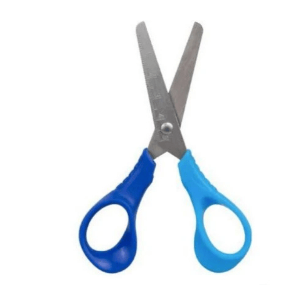 Tesoura Escolar Duas Cores 12,5Cm Color Yins