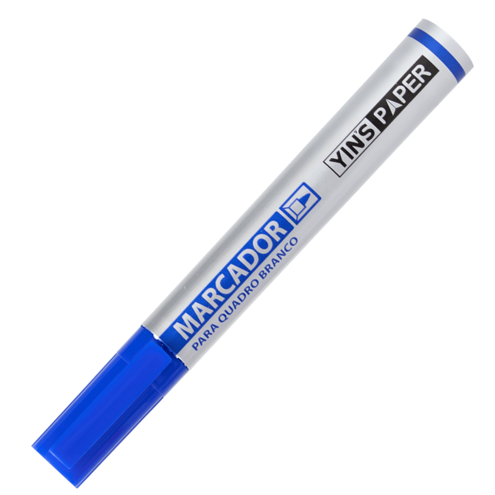 Marcador Para Quadro Branco Azul Yins