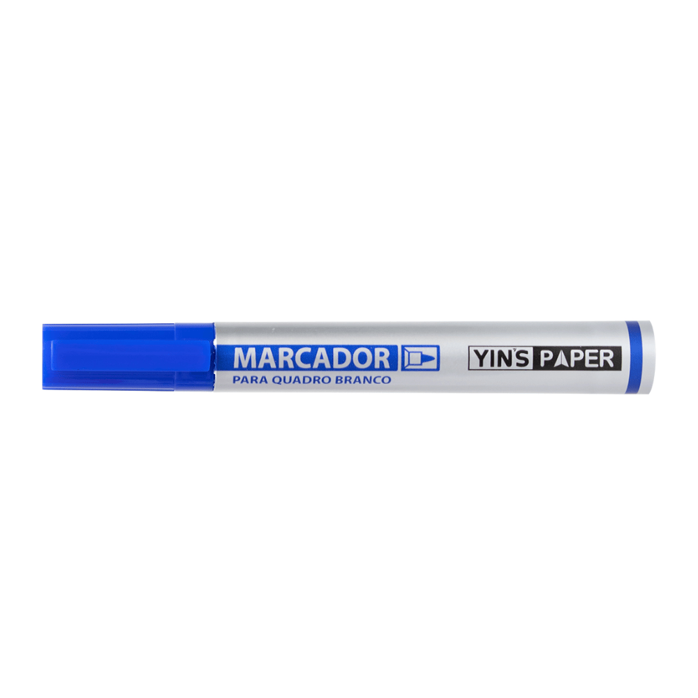Marcador Para Quadro Branco Azul Yins