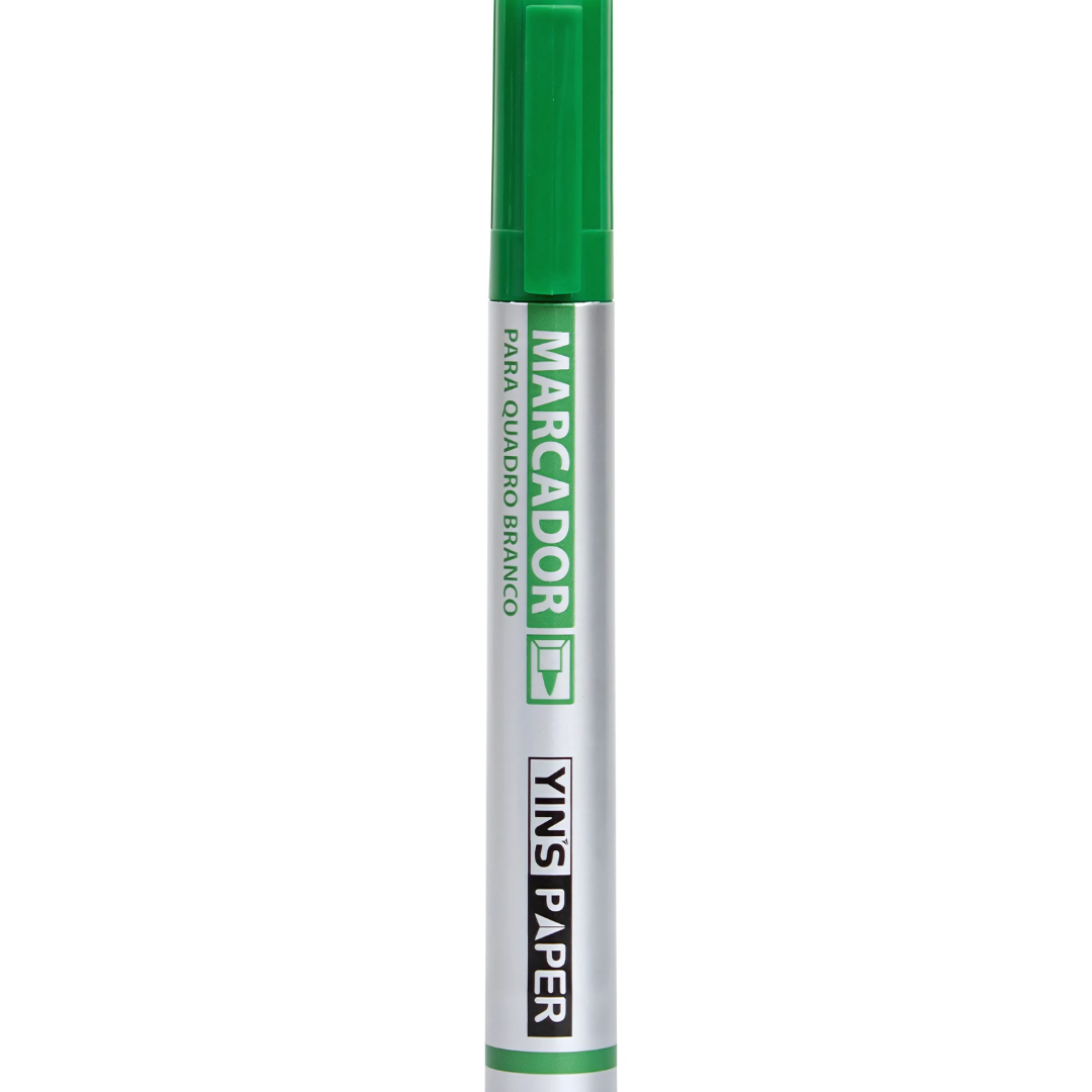 Marcador P/Qd Branco Verde Yins