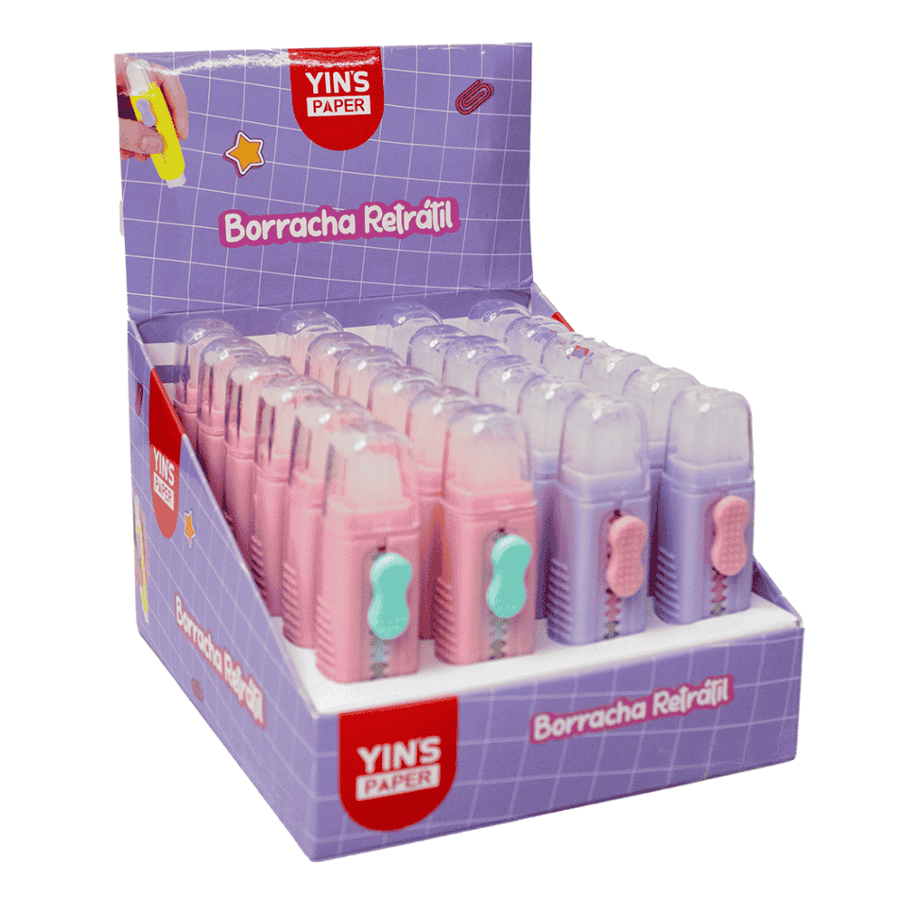 Borracha Retrátil Com Escovinha Yins