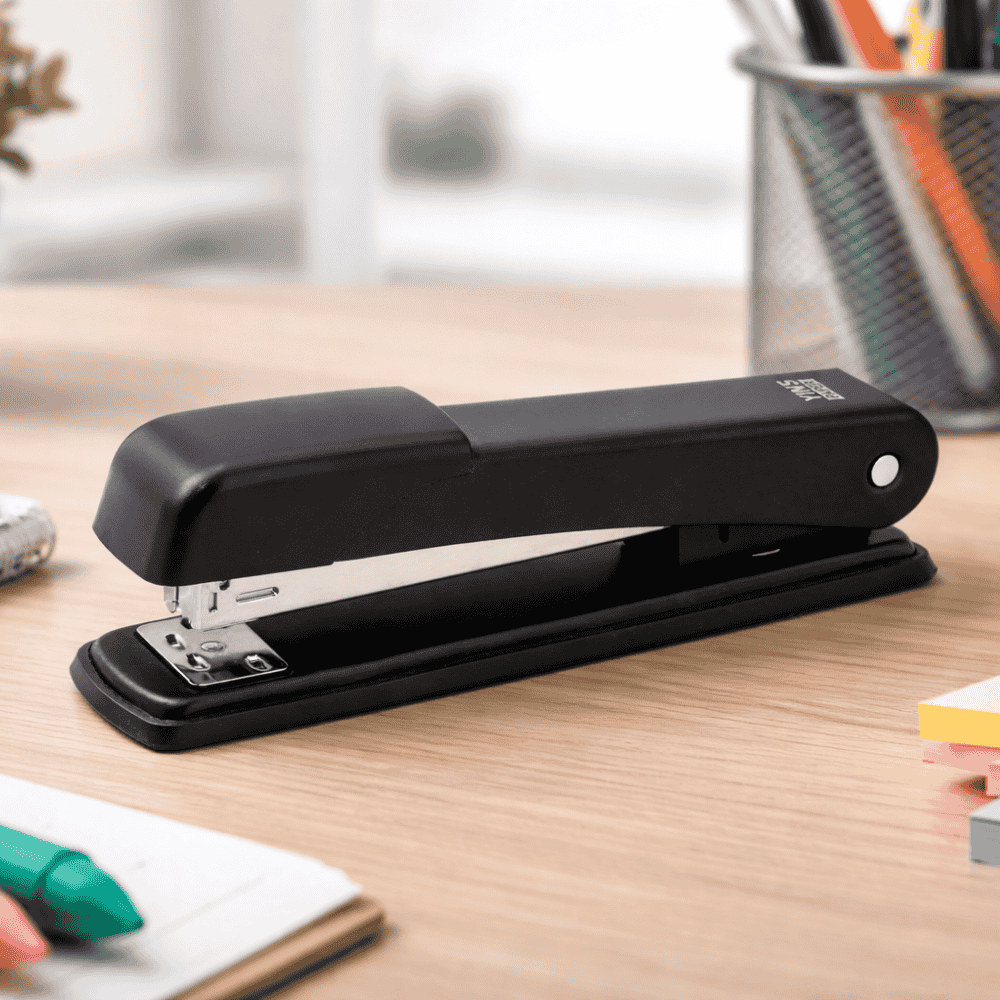 Grampeador Metal 25 Folhas Preto Yins