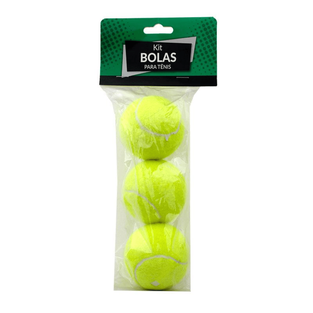 Kit 3 Bolas De Tênis Imporiente