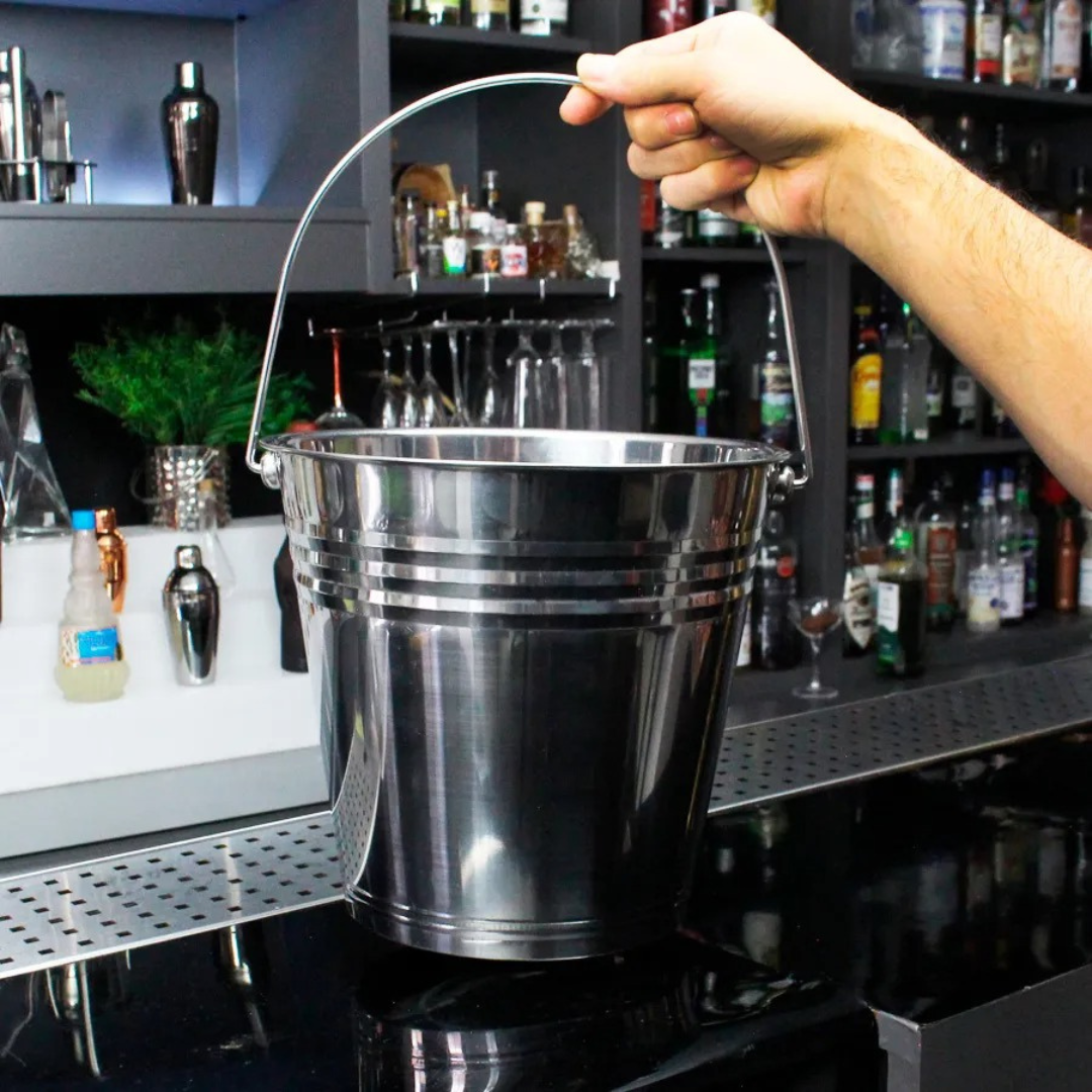 Balde De Gelo Inox 3Lts