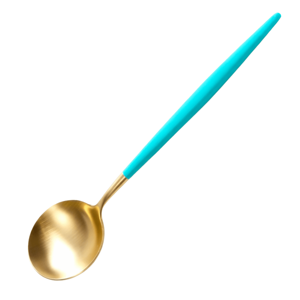 Colher De Mesa Tiffy Dourado Inox Chazak